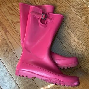 SPERRY pink rain boots